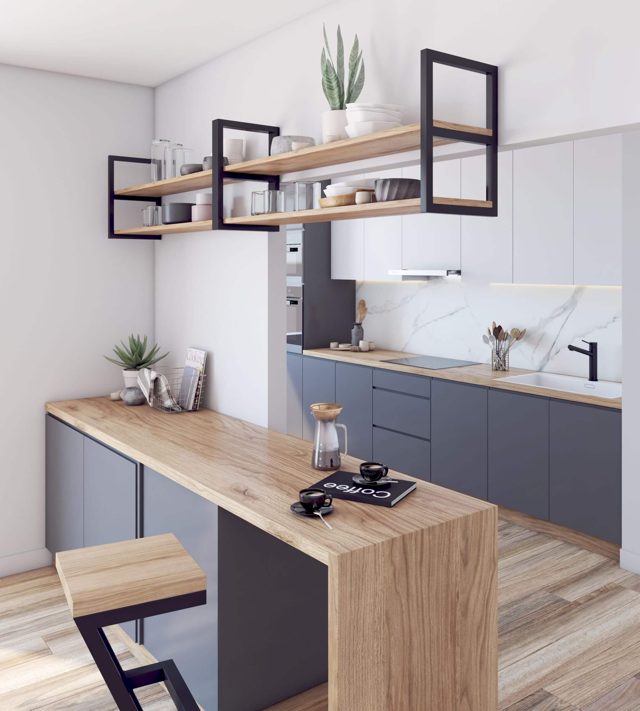 Industrialna półka Torai duża